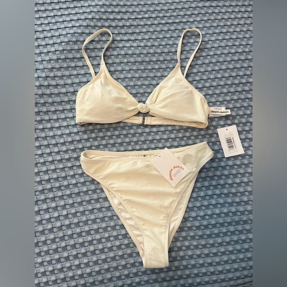 Dippin' Daisy's Cream Triangle Bikini